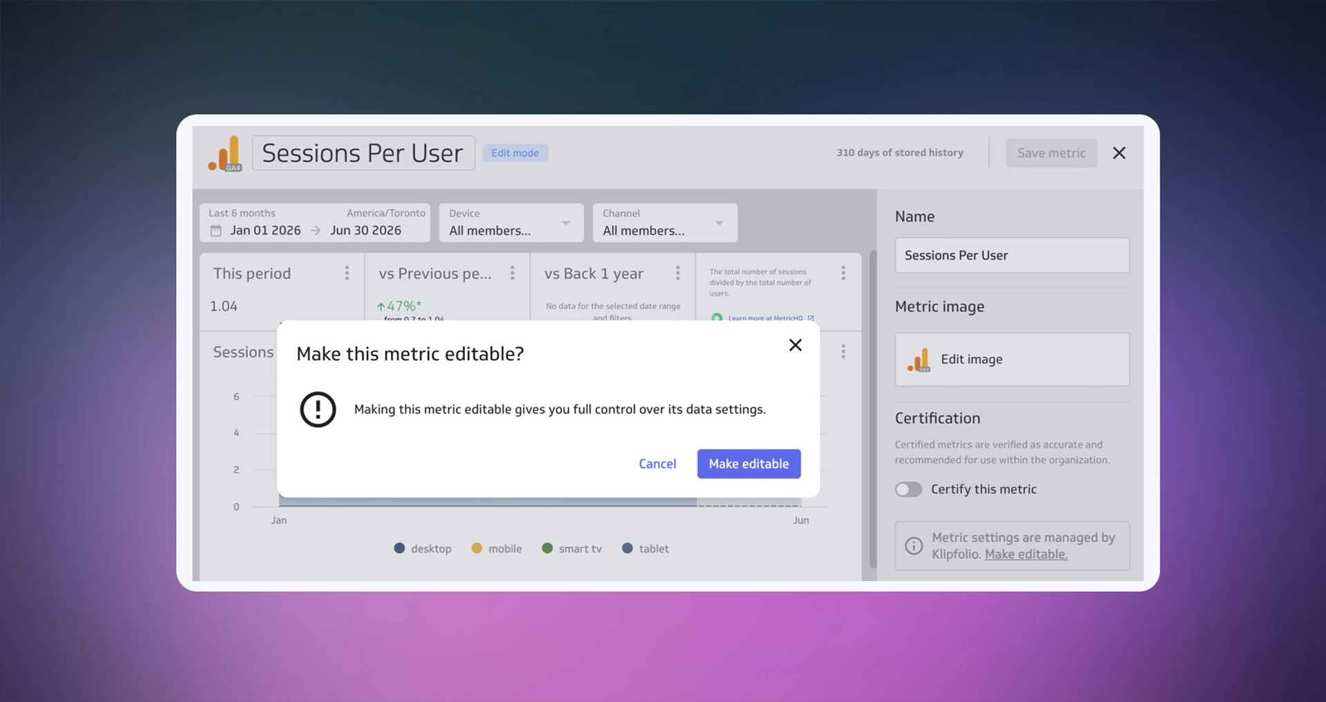 Whatsnew K2 Unlock Metric