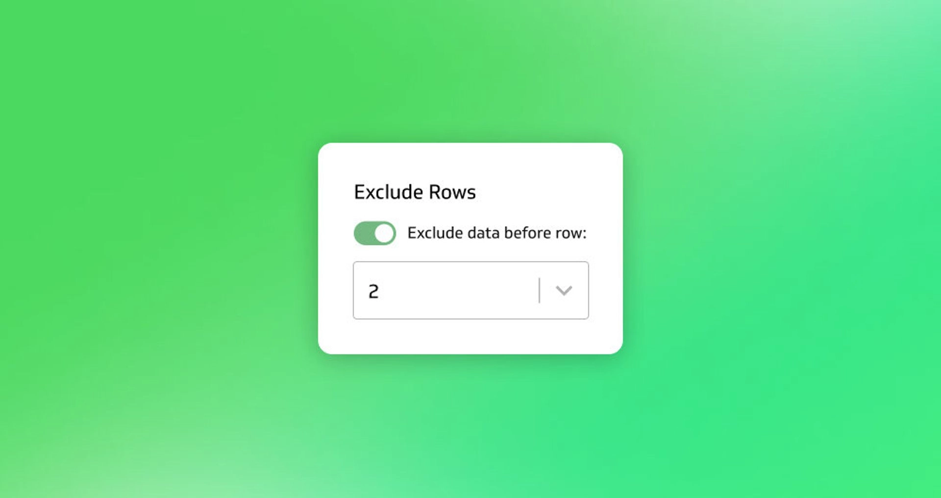 What’s New | Optionally Exclude Rows in Your Custom Metric Data