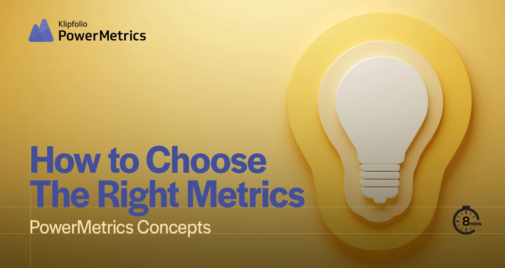 Pm Concepts How to Choose the Right Metric